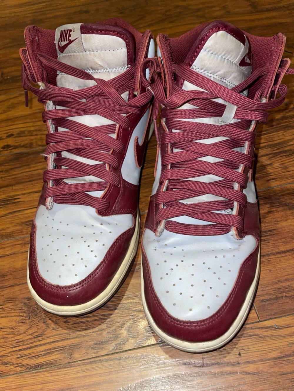Nike Dunk Mids Sneakers in Beetroot colorway